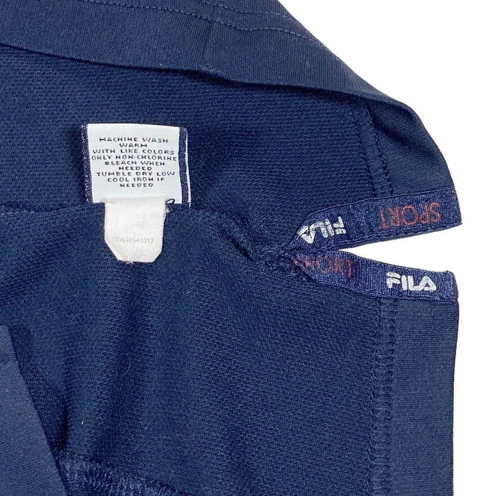 FILA Sport Boys LARGE Athletic T-Shirt Stretch Short Sleeves Blue Youth Crewneck - Picture 7 of 7